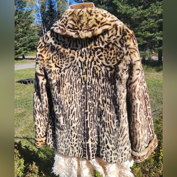 "Warhol Edie's Leopard Olelot 🐆" 1960s Coat - Picture 2 of 3